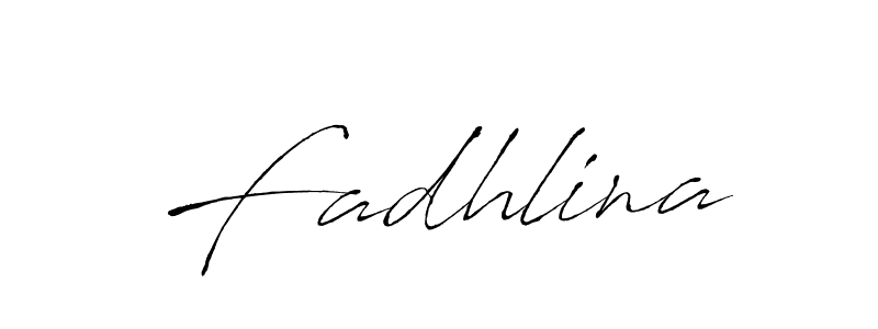 How to make Fadhlina signature? Antro_Vectra is a professional autograph style. Create handwritten signature for Fadhlina name. Fadhlina signature style 6 images and pictures png