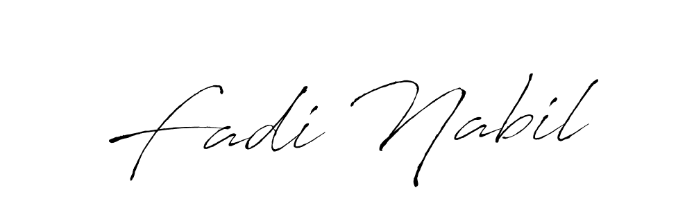 How to make Fadi Nabil signature? Antro_Vectra is a professional autograph style. Create handwritten signature for Fadi Nabil name. Fadi Nabil signature style 6 images and pictures png