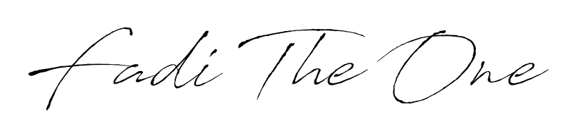 Also You can easily find your signature by using the search form. We will create Fadi The One name handwritten signature images for you free of cost using Antro_Vectra sign style. Fadi The One signature style 6 images and pictures png