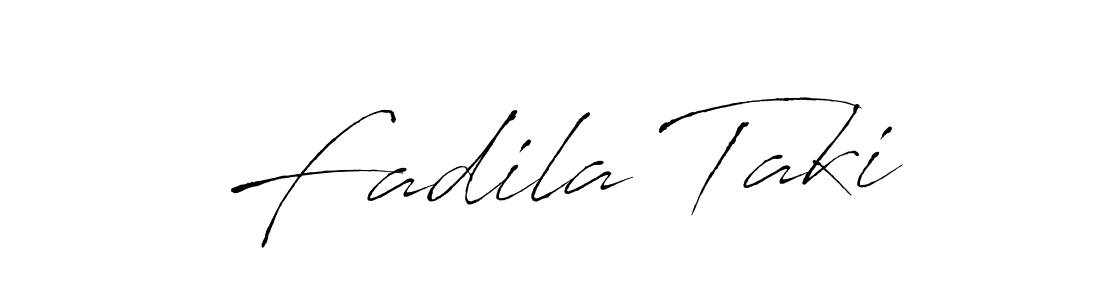 Make a beautiful signature design for name Fadila Taki. Use this online signature maker to create a handwritten signature for free. Fadila Taki signature style 6 images and pictures png