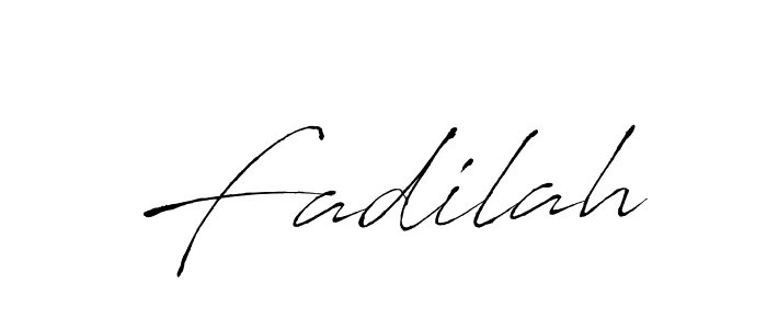 Fadilah stylish signature style. Best Handwritten Sign (Antro_Vectra) for my name. Handwritten Signature Collection Ideas for my name Fadilah. Fadilah signature style 6 images and pictures png