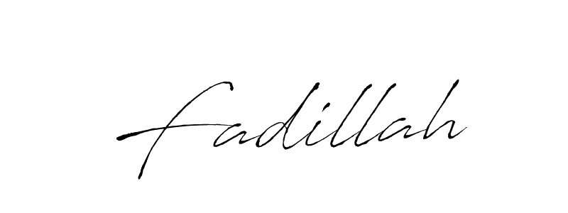 Design your own signature with our free online signature maker. With this signature software, you can create a handwritten (Antro_Vectra) signature for name Fadillah. Fadillah signature style 6 images and pictures png