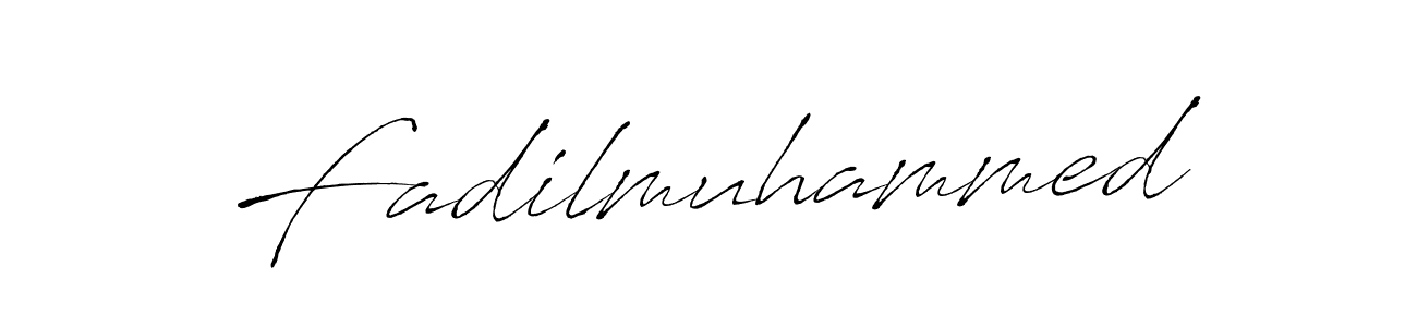 Also we have Fadilmuhammed name is the best signature style. Create professional handwritten signature collection using Antro_Vectra autograph style. Fadilmuhammed signature style 6 images and pictures png