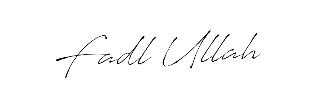 How to make Fadl Ullah name signature. Use Antro_Vectra style for creating short signs online. This is the latest handwritten sign. Fadl Ullah signature style 6 images and pictures png