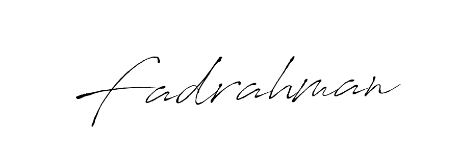 Make a beautiful signature design for name Fadrahman. Use this online signature maker to create a handwritten signature for free. Fadrahman signature style 6 images and pictures png