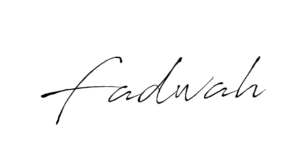 Fadwah stylish signature style. Best Handwritten Sign (Antro_Vectra) for my name. Handwritten Signature Collection Ideas for my name Fadwah. Fadwah signature style 6 images and pictures png