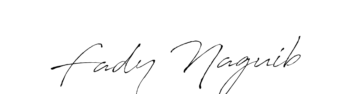 How to make Fady Naguib name signature. Use Antro_Vectra style for creating short signs online. This is the latest handwritten sign. Fady Naguib signature style 6 images and pictures png