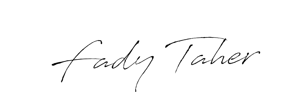 Fady Taher stylish signature style. Best Handwritten Sign (Antro_Vectra) for my name. Handwritten Signature Collection Ideas for my name Fady Taher. Fady Taher signature style 6 images and pictures png