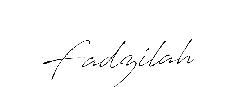 Create a beautiful signature design for name Fadzilah. With this signature (Antro_Vectra) fonts, you can make a handwritten signature for free. Fadzilah signature style 6 images and pictures png