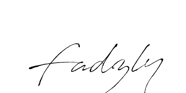 How to make Fadzly signature? Antro_Vectra is a professional autograph style. Create handwritten signature for Fadzly name. Fadzly signature style 6 images and pictures png
