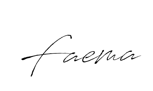 Faema stylish signature style. Best Handwritten Sign (Antro_Vectra) for my name. Handwritten Signature Collection Ideas for my name Faema. Faema signature style 6 images and pictures png