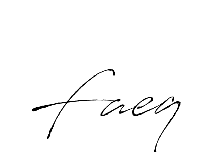 Also You can easily find your signature by using the search form. We will create Faeq name handwritten signature images for you free of cost using Antro_Vectra sign style. Faeq signature style 6 images and pictures png