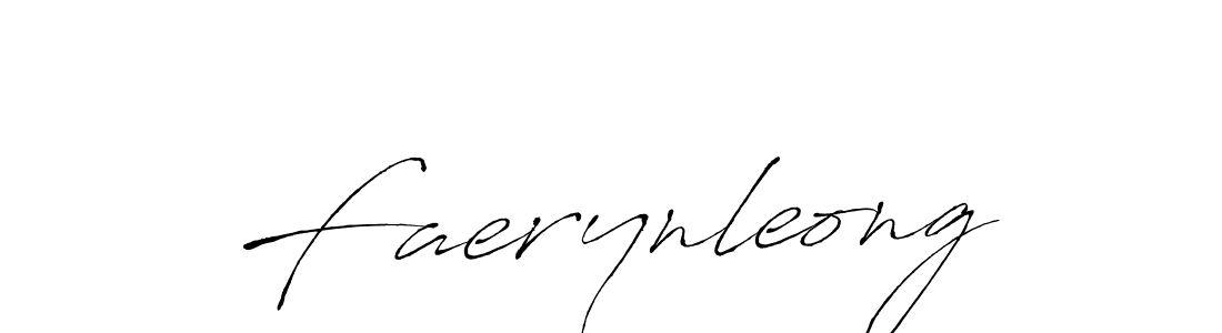 Make a beautiful signature design for name Faerynleong. With this signature (Antro_Vectra) style, you can create a handwritten signature for free. Faerynleong signature style 6 images and pictures png