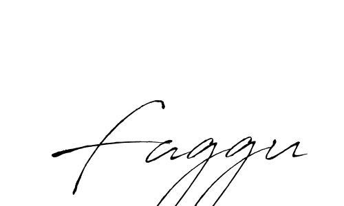 Make a beautiful signature design for name Faggu. With this signature (Antro_Vectra) style, you can create a handwritten signature for free. Faggu signature style 6 images and pictures png