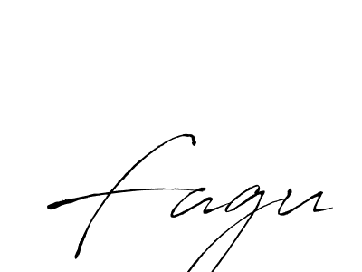 You should practise on your own different ways (Antro_Vectra) to write your name (Fagu) in signature. don't let someone else do it for you. Fagu signature style 6 images and pictures png