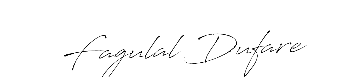 How to make Fagulal Dufare name signature. Use Antro_Vectra style for creating short signs online. This is the latest handwritten sign. Fagulal Dufare signature style 6 images and pictures png