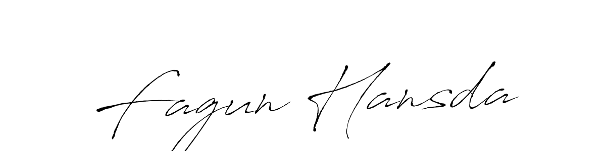 You should practise on your own different ways (Antro_Vectra) to write your name (Fagun Hansda) in signature. don't let someone else do it for you. Fagun Hansda signature style 6 images and pictures png