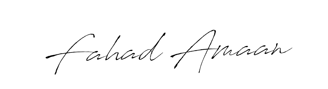Also You can easily find your signature by using the search form. We will create Fahad Amaan name handwritten signature images for you free of cost using Antro_Vectra sign style. Fahad Amaan signature style 6 images and pictures png