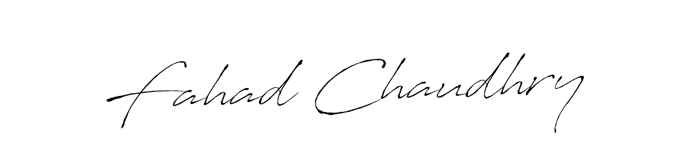 How to make Fahad Chaudhry signature? Antro_Vectra is a professional autograph style. Create handwritten signature for Fahad Chaudhry name. Fahad Chaudhry signature style 6 images and pictures png