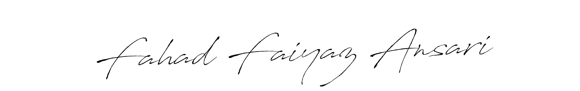 Make a short Fahad Faiyaz Ansari signature style. Manage your documents anywhere anytime using Antro_Vectra. Create and add eSignatures, submit forms, share and send files easily. Fahad Faiyaz Ansari signature style 6 images and pictures png