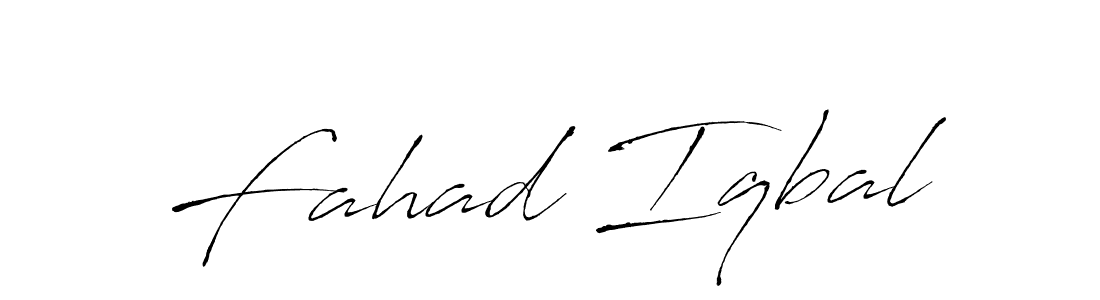 It looks lik you need a new signature style for name Fahad Iqbal. Design unique handwritten (Antro_Vectra) signature with our free signature maker in just a few clicks. Fahad Iqbal signature style 6 images and pictures png