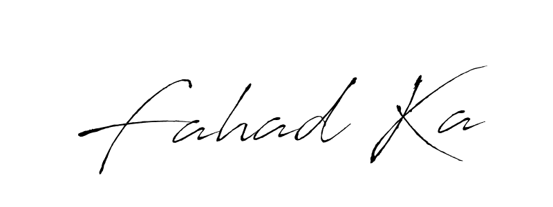 Fahad Ka stylish signature style. Best Handwritten Sign (Antro_Vectra) for my name. Handwritten Signature Collection Ideas for my name Fahad Ka. Fahad Ka signature style 6 images and pictures png