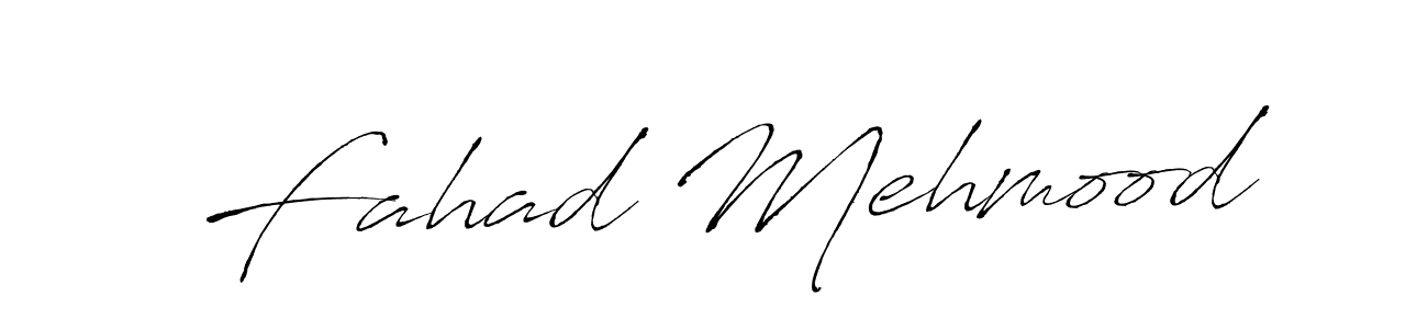 Use a signature maker to create a handwritten signature online. With this signature software, you can design (Antro_Vectra) your own signature for name Fahad Mehmood. Fahad Mehmood signature style 6 images and pictures png
