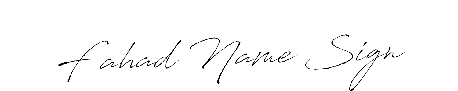 How to make Fahad Name Sign signature? Antro_Vectra is a professional autograph style. Create handwritten signature for Fahad Name Sign name. Fahad Name Sign signature style 6 images and pictures png
