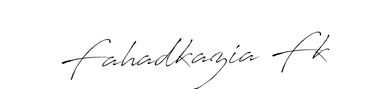 Also we have Fahadkazia Fk name is the best signature style. Create professional handwritten signature collection using Antro_Vectra autograph style. Fahadkazia Fk signature style 6 images and pictures png