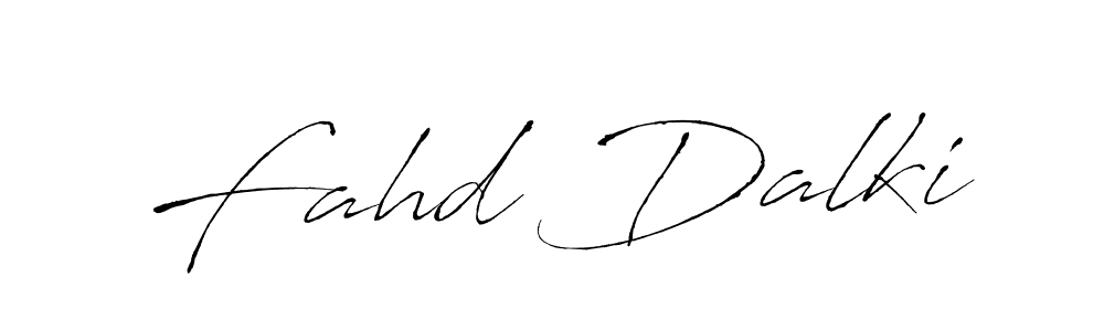 Make a beautiful signature design for name Fahd Dalki. Use this online signature maker to create a handwritten signature for free. Fahd Dalki signature style 6 images and pictures png