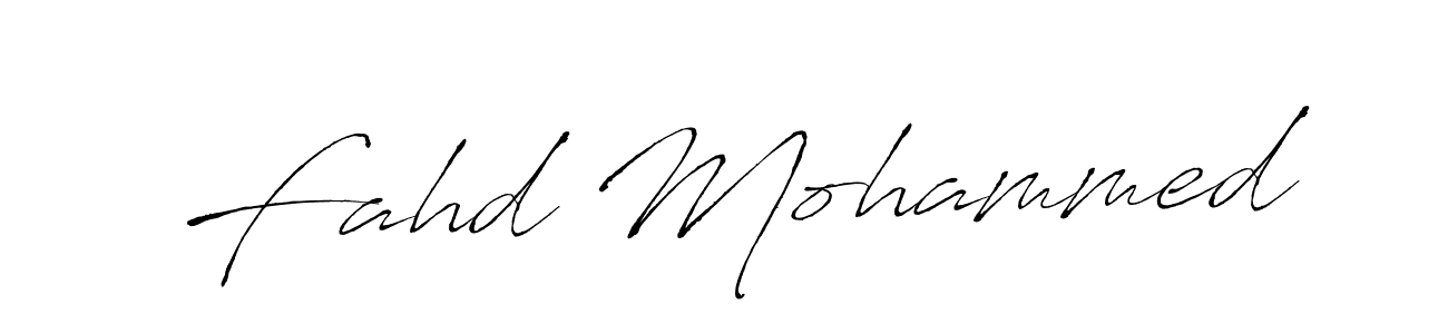 It looks lik you need a new signature style for name Fahd Mohammed. Design unique handwritten (Antro_Vectra) signature with our free signature maker in just a few clicks. Fahd Mohammed signature style 6 images and pictures png
