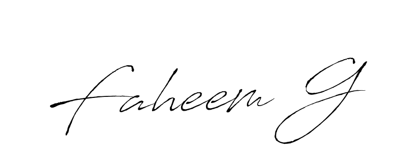 Similarly Antro_Vectra is the best handwritten signature design. Signature creator online .You can use it as an online autograph creator for name Faheem G. Faheem G signature style 6 images and pictures png