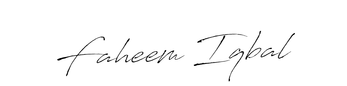 This is the best signature style for the Faheem Iqbal name. Also you like these signature font (Antro_Vectra). Mix name signature. Faheem Iqbal signature style 6 images and pictures png