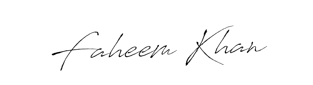 How to make Faheem Khan signature? Antro_Vectra is a professional autograph style. Create handwritten signature for Faheem Khan name. Faheem Khan signature style 6 images and pictures png