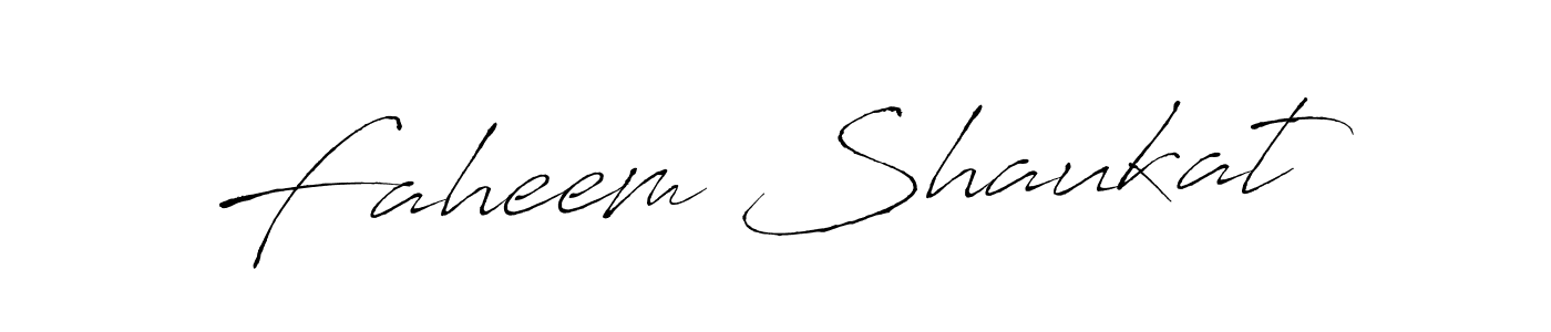 Use a signature maker to create a handwritten signature online. With this signature software, you can design (Antro_Vectra) your own signature for name Faheem Shaukat. Faheem Shaukat signature style 6 images and pictures png