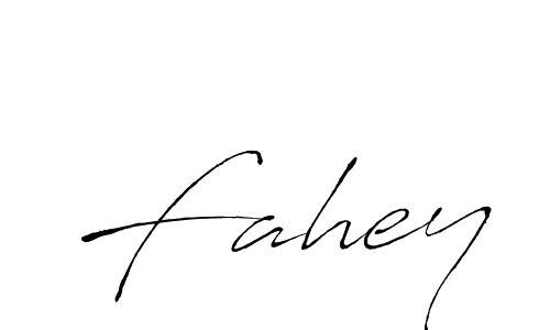 Design your own signature with our free online signature maker. With this signature software, you can create a handwritten (Antro_Vectra) signature for name Fahey. Fahey signature style 6 images and pictures png