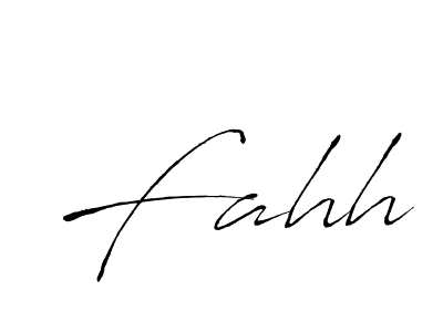 Fahh stylish signature style. Best Handwritten Sign (Antro_Vectra) for my name. Handwritten Signature Collection Ideas for my name Fahh. Fahh signature style 6 images and pictures png