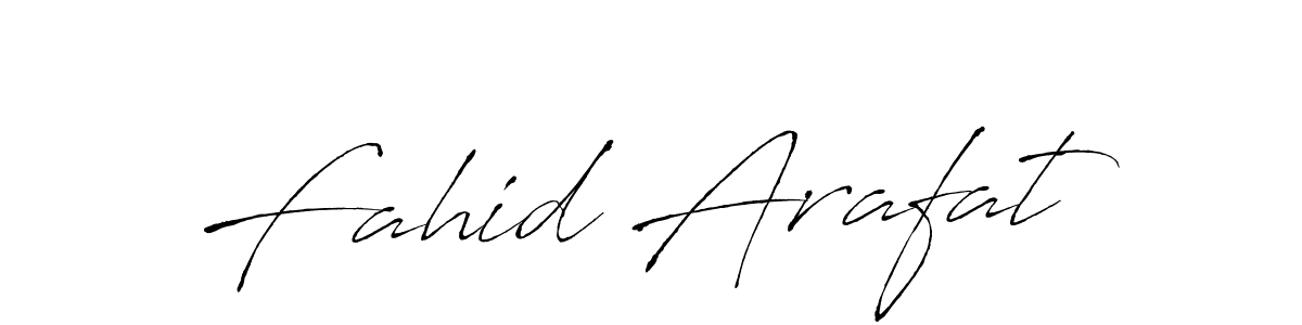 Use a signature maker to create a handwritten signature online. With this signature software, you can design (Antro_Vectra) your own signature for name Fahid Arafat. Fahid Arafat signature style 6 images and pictures png