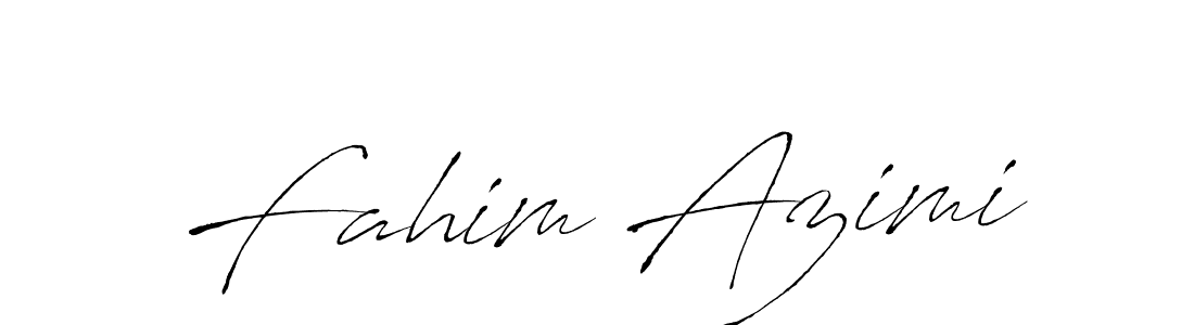 Design your own signature with our free online signature maker. With this signature software, you can create a handwritten (Antro_Vectra) signature for name Fahim Azimi. Fahim Azimi signature style 6 images and pictures png