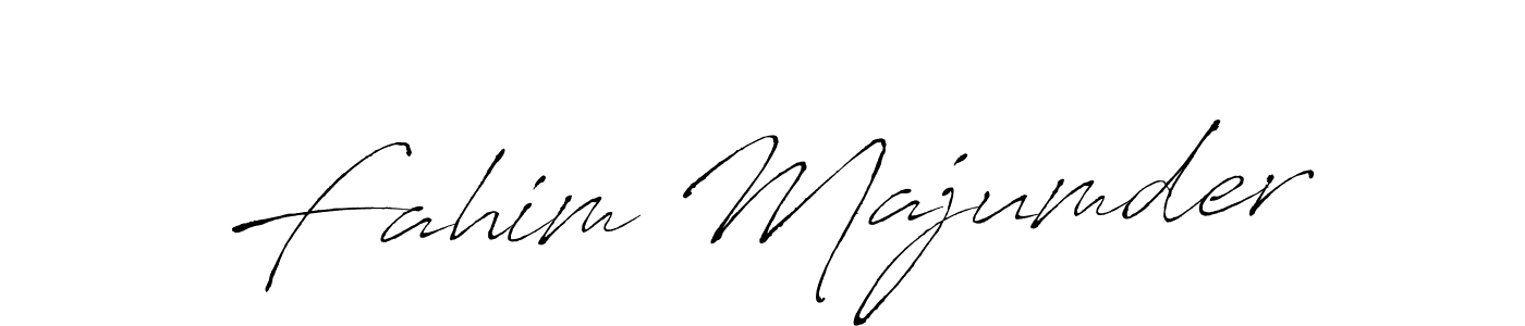 How to make Fahim Majumder signature? Antro_Vectra is a professional autograph style. Create handwritten signature for Fahim Majumder name. Fahim Majumder signature style 6 images and pictures png