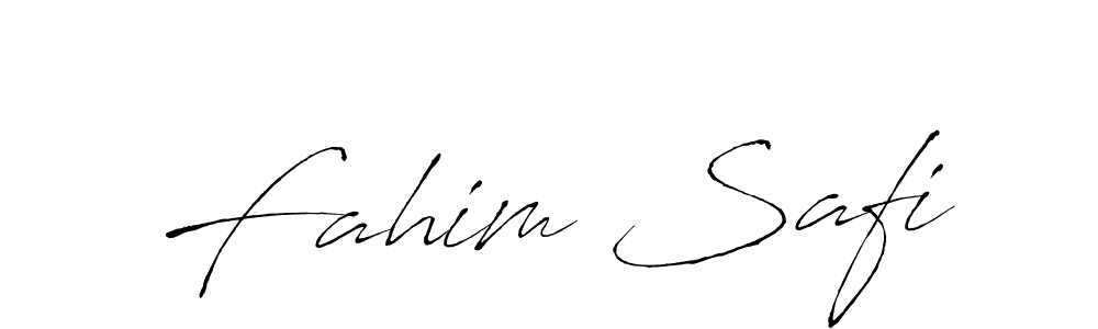 How to make Fahim Safi name signature. Use Antro_Vectra style for creating short signs online. This is the latest handwritten sign. Fahim Safi signature style 6 images and pictures png