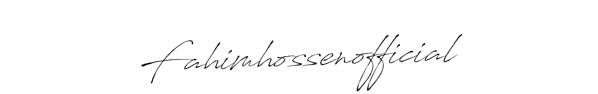 Similarly Antro_Vectra is the best handwritten signature design. Signature creator online .You can use it as an online autograph creator for name Fahimhossenofficial. Fahimhossenofficial signature style 6 images and pictures png