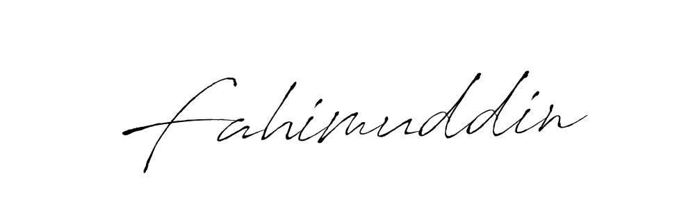 Also we have Fahimuddin name is the best signature style. Create professional handwritten signature collection using Antro_Vectra autograph style. Fahimuddin signature style 6 images and pictures png