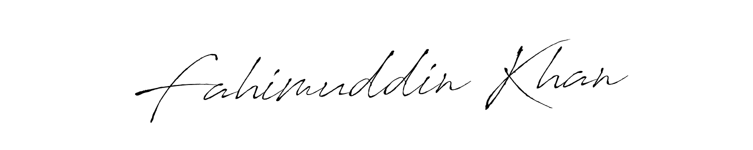 You should practise on your own different ways (Antro_Vectra) to write your name (Fahimuddin Khan) in signature. don't let someone else do it for you. Fahimuddin Khan signature style 6 images and pictures png