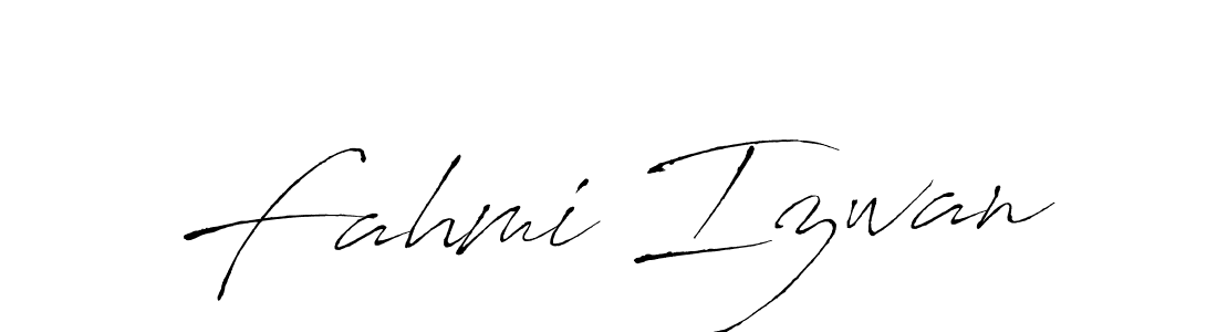 Also You can easily find your signature by using the search form. We will create Fahmi Izwan name handwritten signature images for you free of cost using Antro_Vectra sign style. Fahmi Izwan signature style 6 images and pictures png