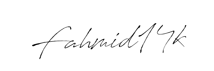 Fahmid14k stylish signature style. Best Handwritten Sign (Antro_Vectra) for my name. Handwritten Signature Collection Ideas for my name Fahmid14k. Fahmid14k signature style 6 images and pictures png