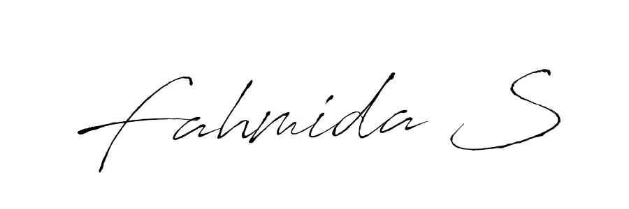 You should practise on your own different ways (Antro_Vectra) to write your name (Fahmida S) in signature. don't let someone else do it for you. Fahmida S signature style 6 images and pictures png