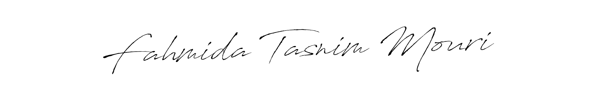 Make a short Fahmida Tasnim Mouri signature style. Manage your documents anywhere anytime using Antro_Vectra. Create and add eSignatures, submit forms, share and send files easily. Fahmida Tasnim Mouri signature style 6 images and pictures png