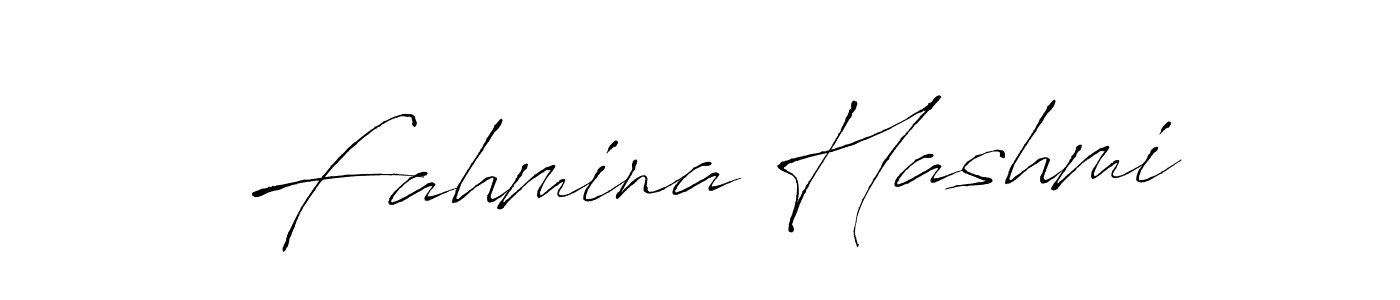 How to make Fahmina Hashmi signature? Antro_Vectra is a professional autograph style. Create handwritten signature for Fahmina Hashmi name. Fahmina Hashmi signature style 6 images and pictures png
