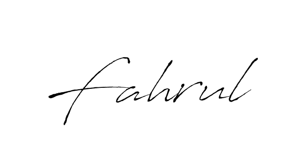 Also we have Fahrul name is the best signature style. Create professional handwritten signature collection using Antro_Vectra autograph style. Fahrul signature style 6 images and pictures png